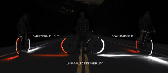 RevolightsEclipse:最时尚的自行车智能照明系统